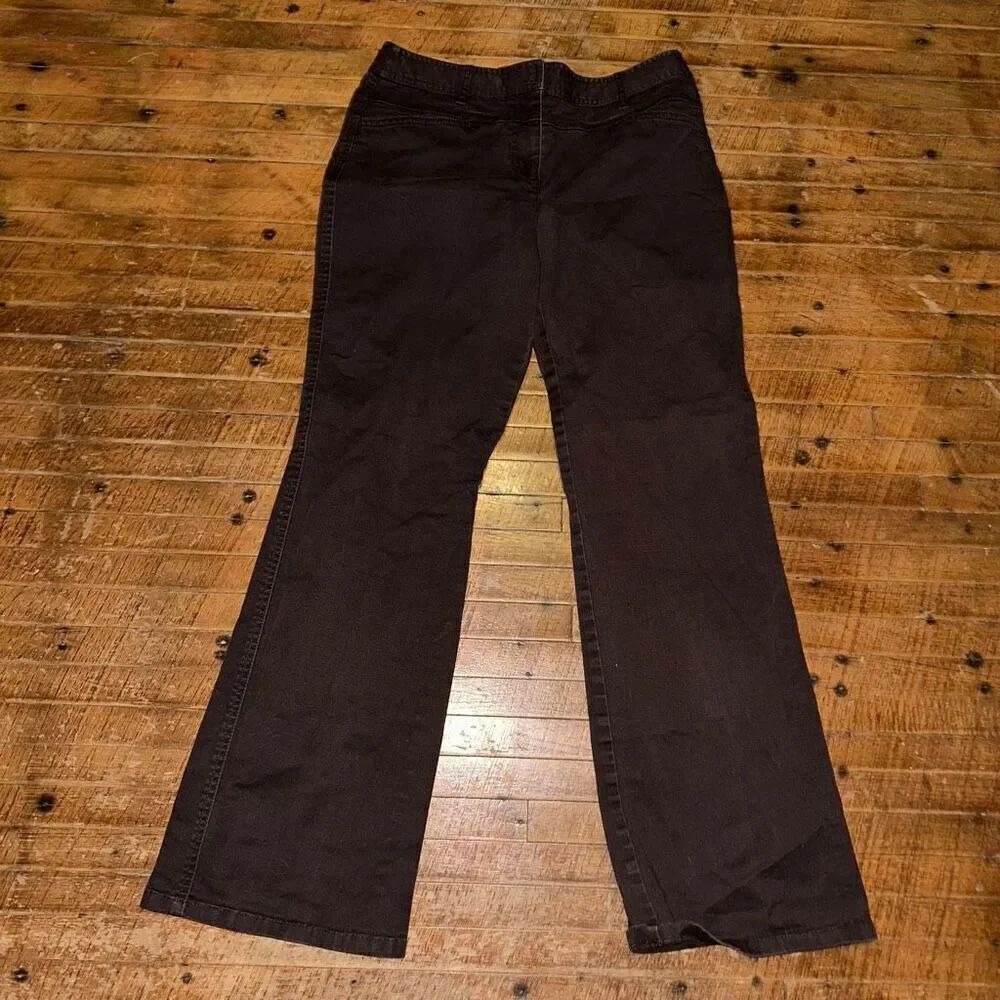 Loft brown Laura business casual wide leg 6 classic slacks